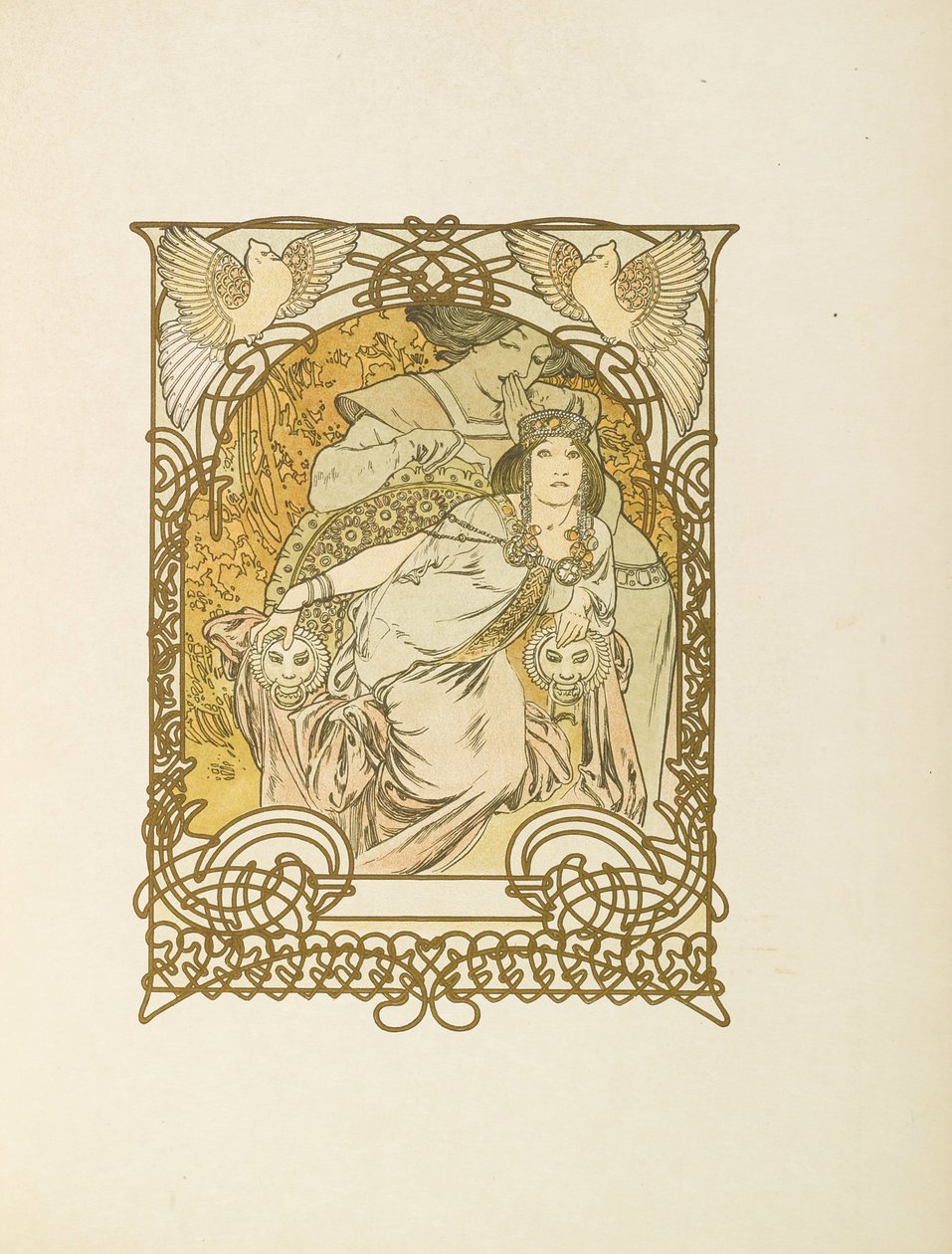 Ilsea, Princess of Tripoli af Robert de Flers, 1897 af Alphonse Mucha