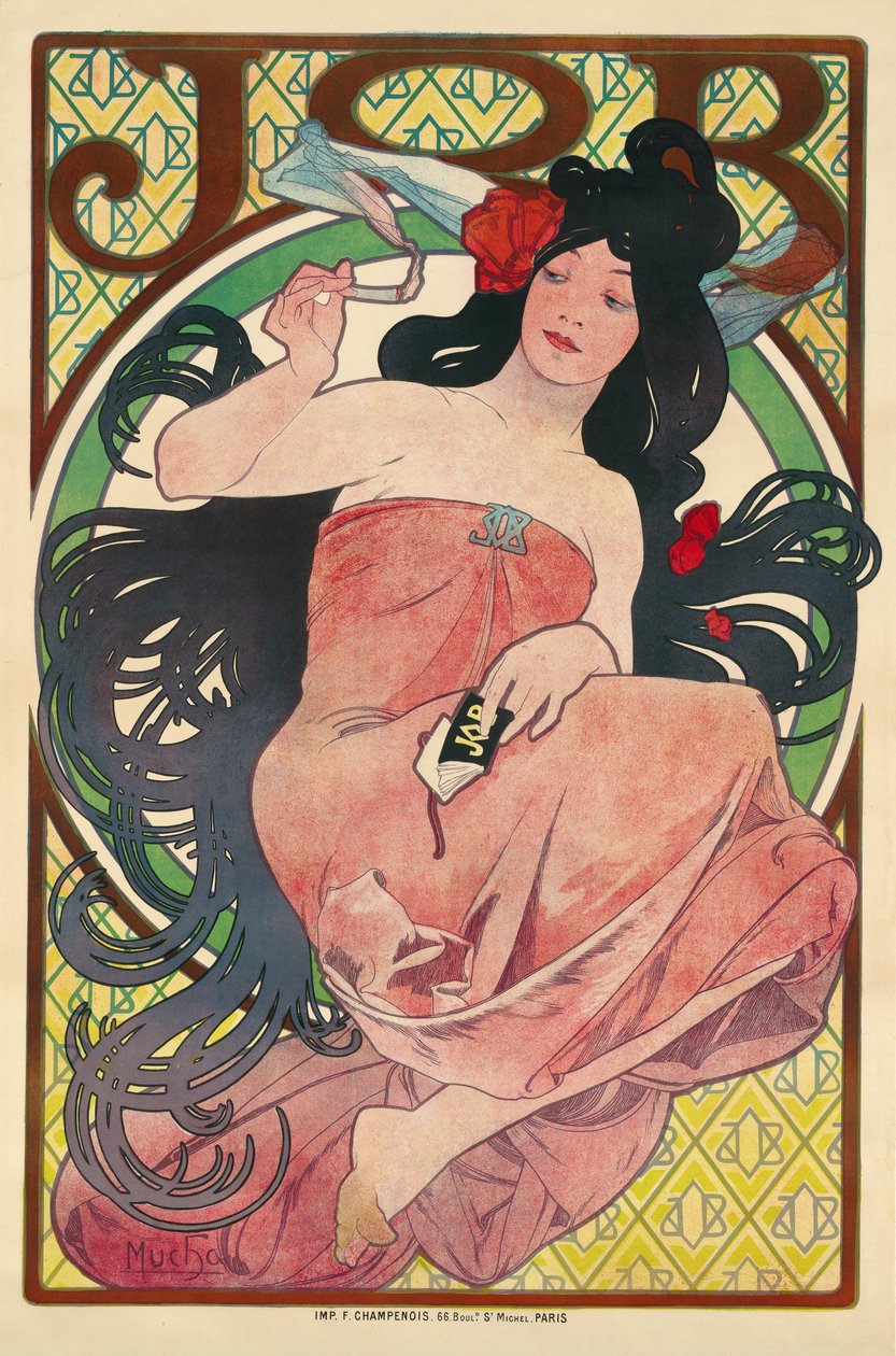 Job af Alphonse Mucha