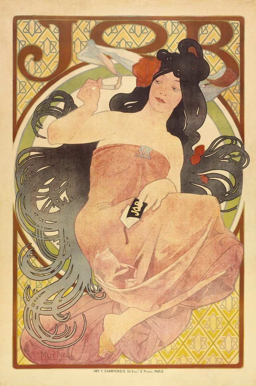 Job, ca. 1897-98 af Alphonse Mucha