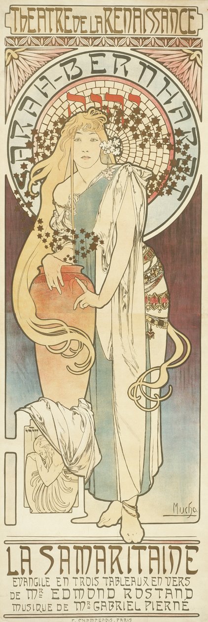 Samaritaneren, 1897 af Alphonse Mucha