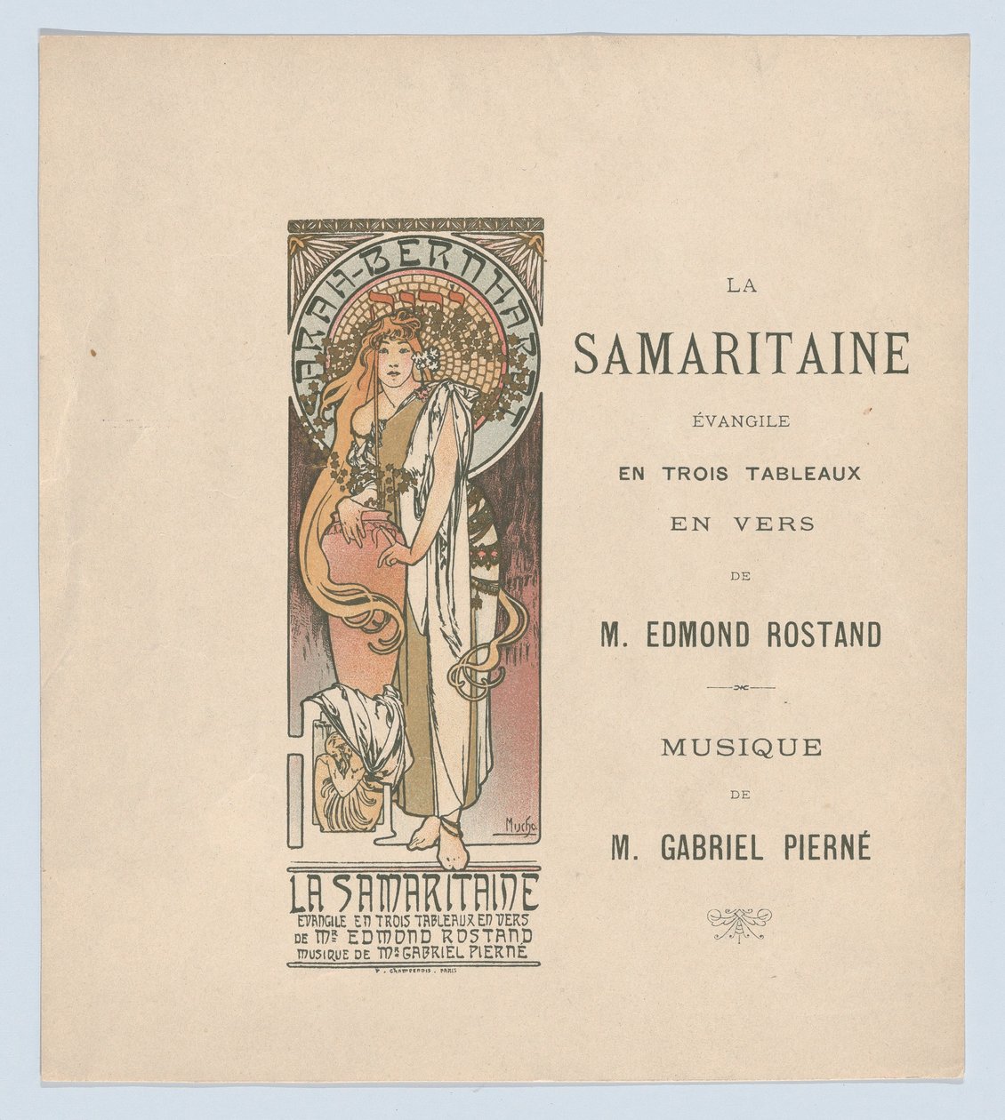Samaritaneren, 1897 af Alphonse Mucha