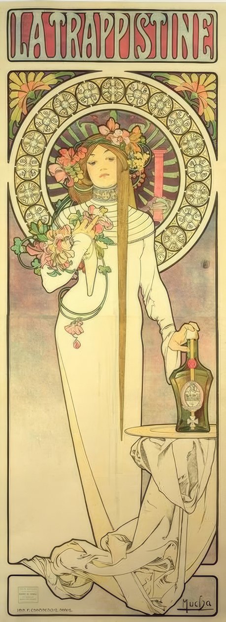 La Trappistine af Alphonse Mucha