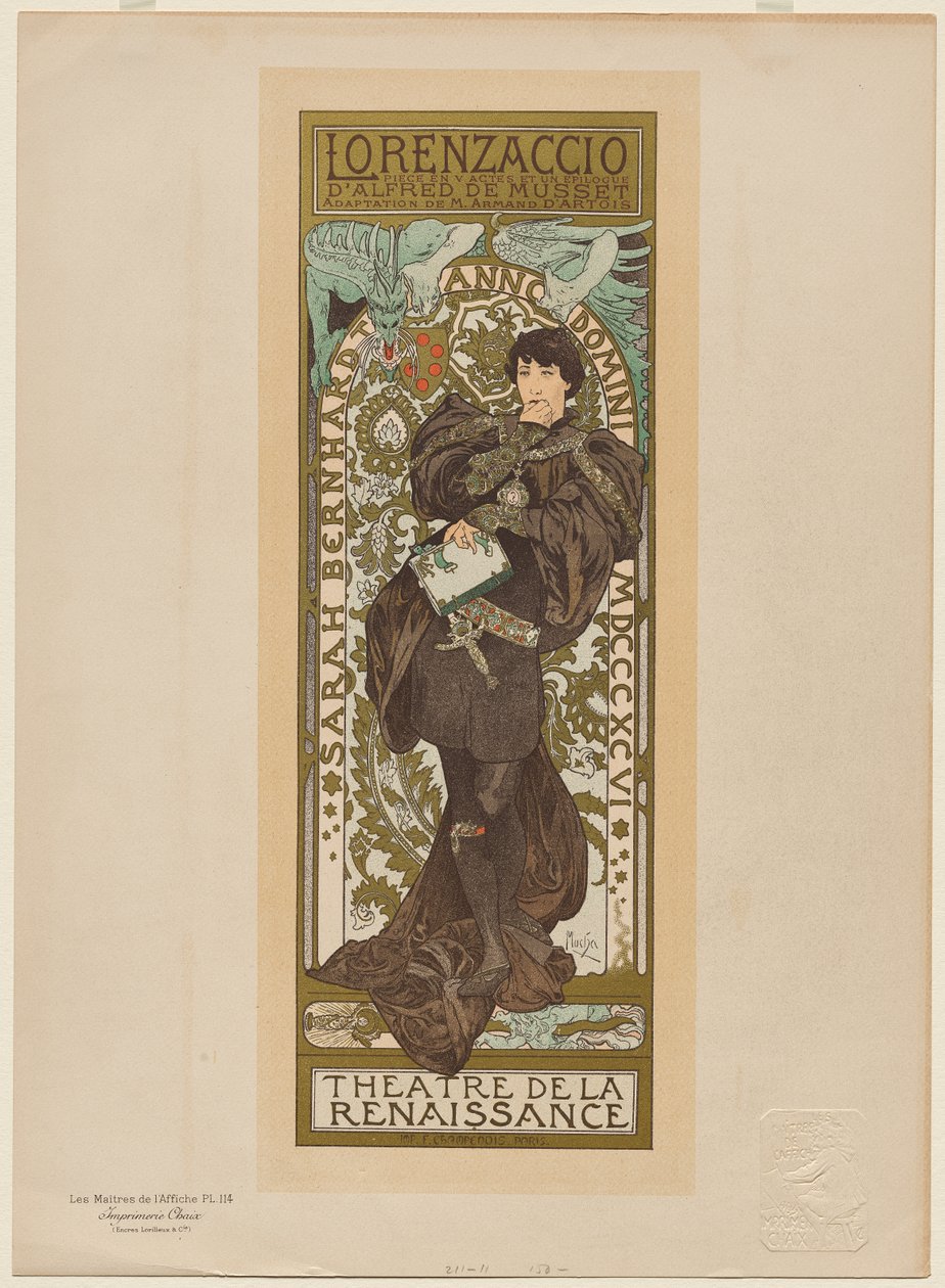 Lorenzaccio af Alphonse Mucha