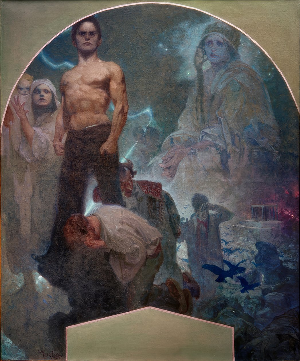 Med din egen styrke af Alphonse Mucha
