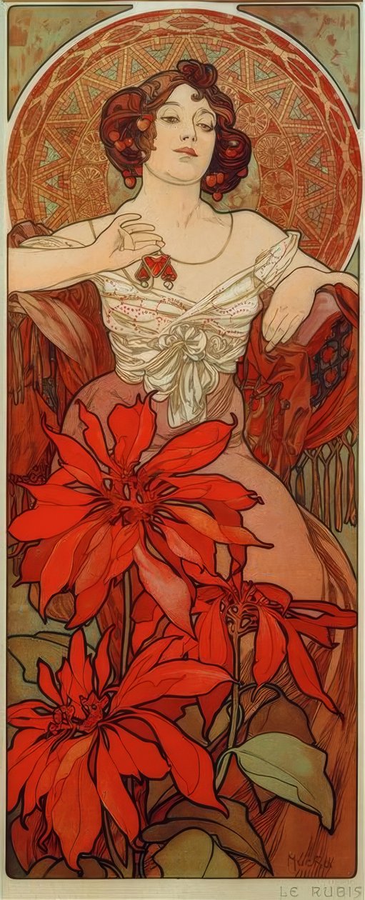 Gnide i af Alphonse Mucha