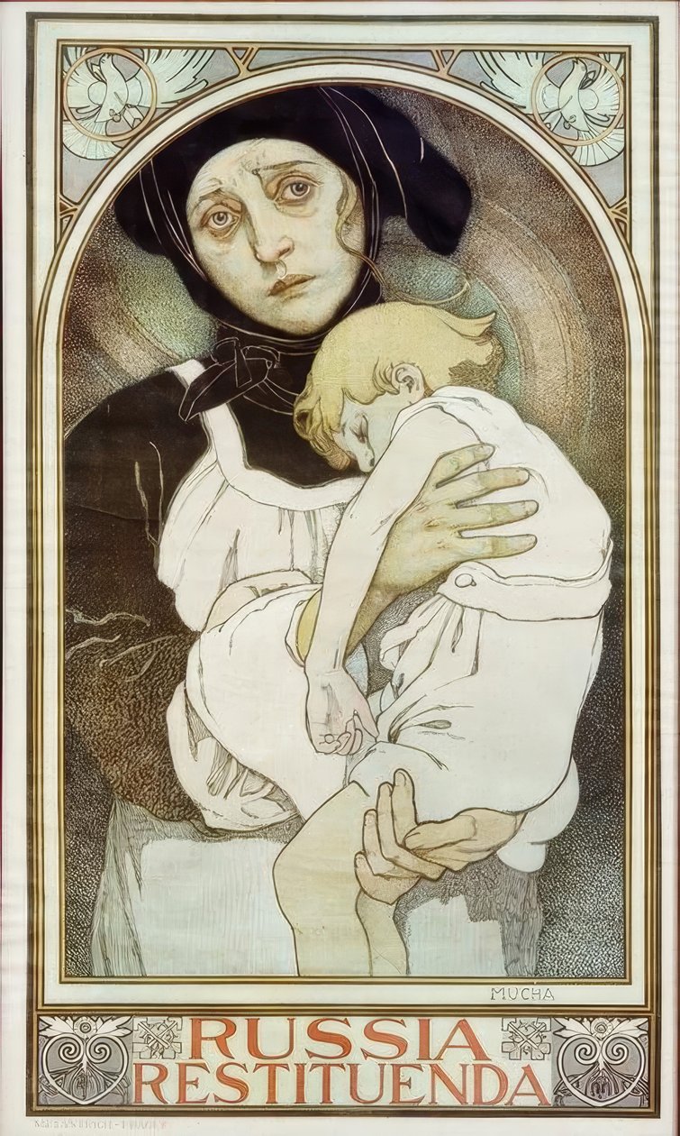Rusland skal genoprettes af Alphonse Mucha