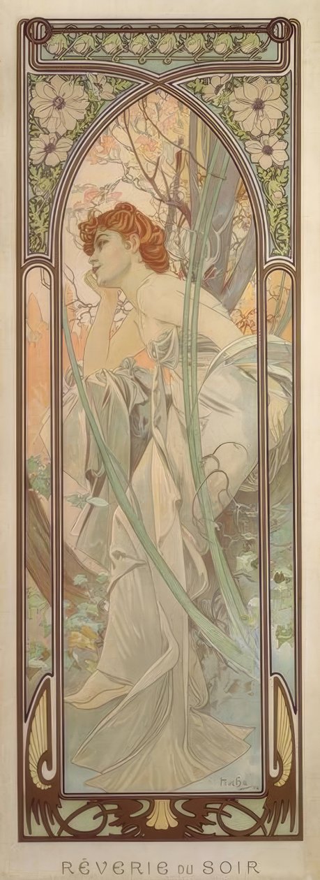 Aftendrømmeri af Alphonse Mucha