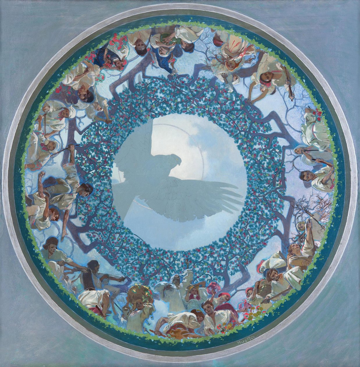 Den slaviske enhed, 1910-1911 af Alphonse Mucha
