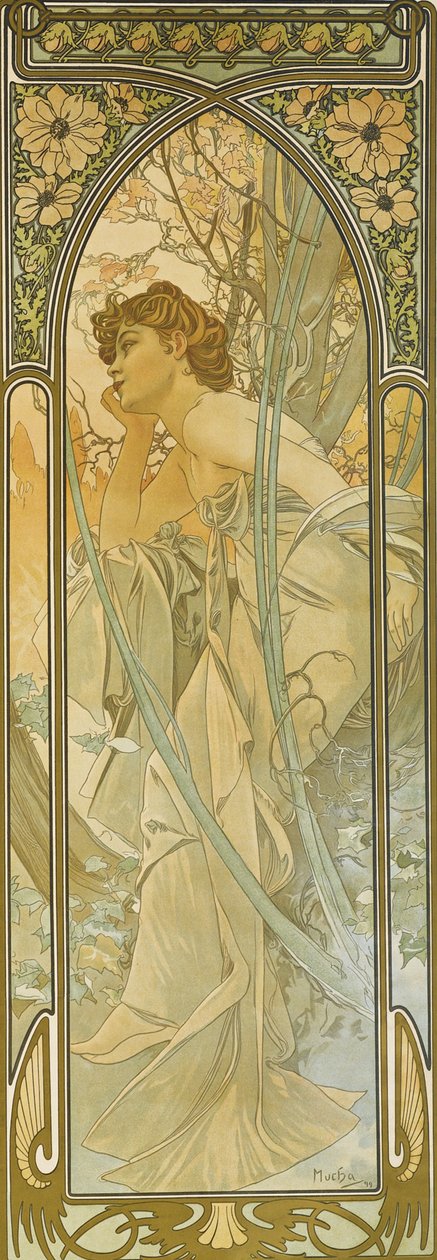 Dagens tider: Aftendrøm af Alphonse Mucha