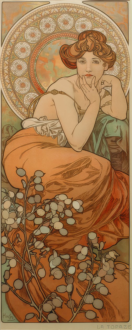 Topas af Alphonse Mucha
