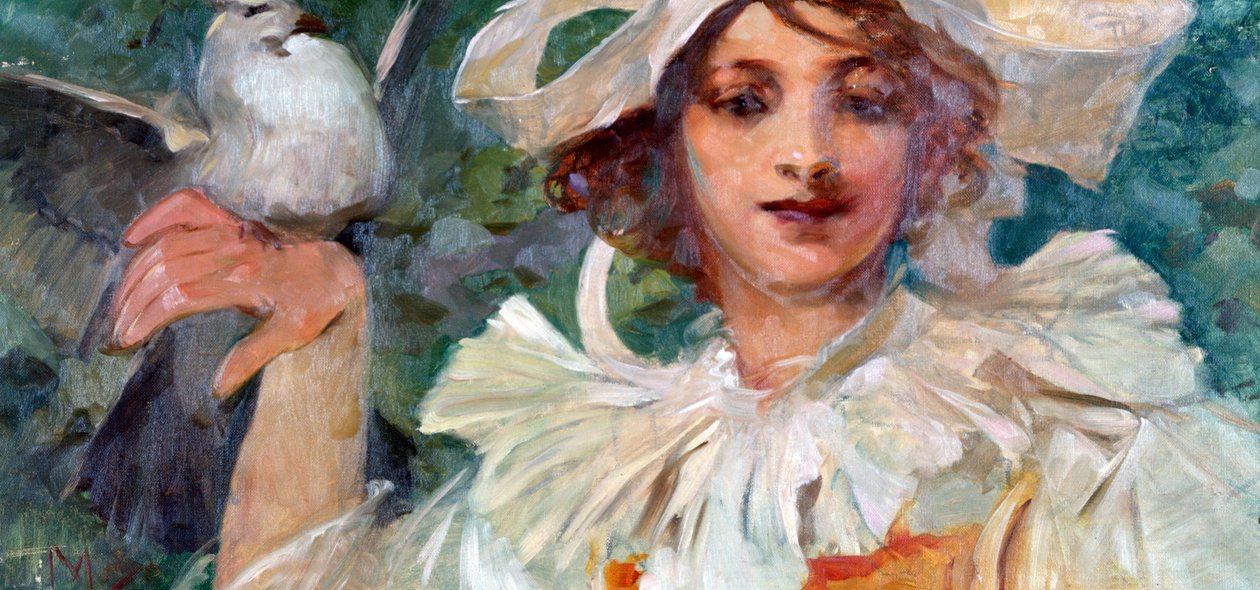 Uden titel, c1880-1930 af Alphonse Mucha