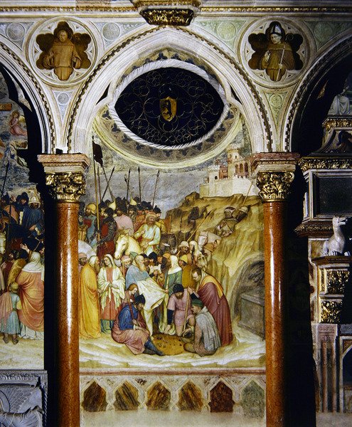 Soldater spiller terninger (fresco) af Altichiero da Zevio