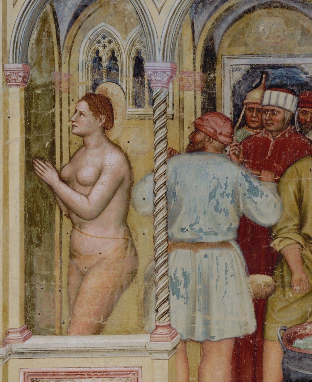 Santa Lucias martyrium (freskomaleri) af Altichiero da Zevio