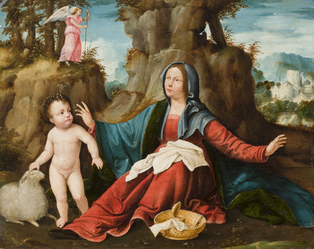 Synet om Jomfru Maria, c.1518-20 af Altobello Melone