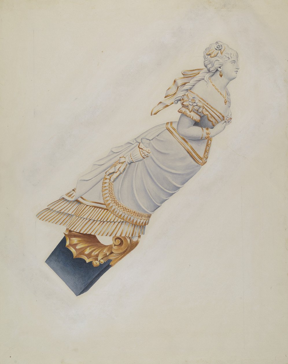Galionsfigur: "Belle of Bath" af Alton K. Skillin