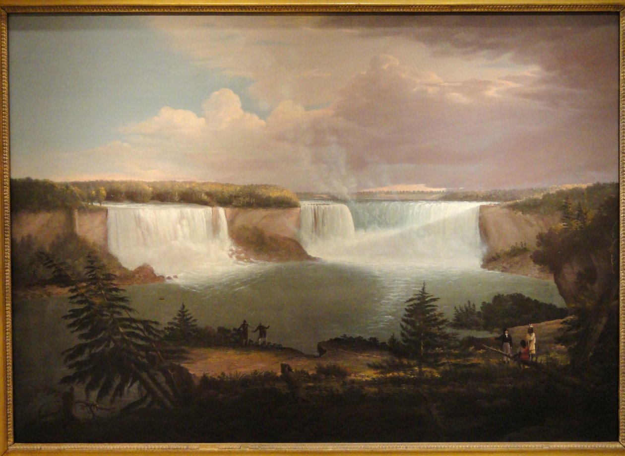 En generel udsigt over Niagara -vandfaldene af Alvan Fisher