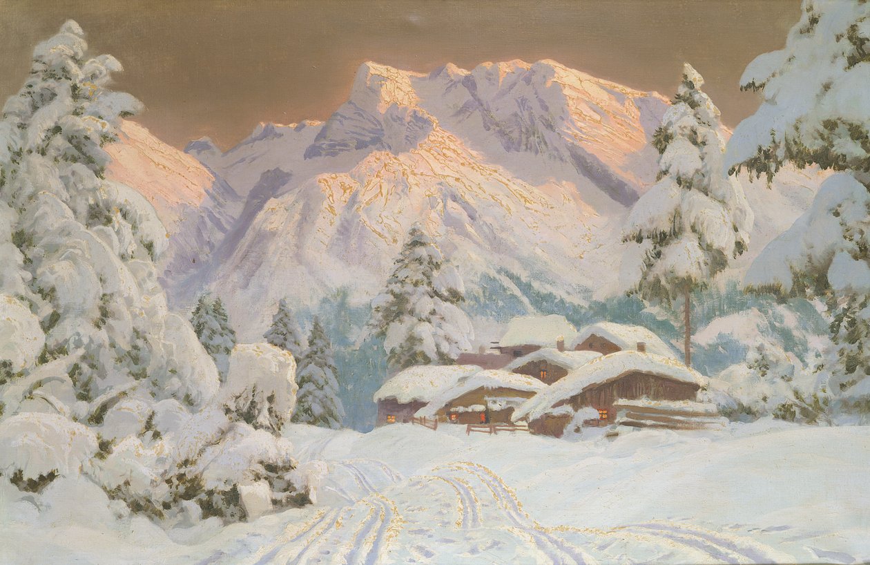 Hocheisgruppe, Østrig (olie) af Alwin Arnegger