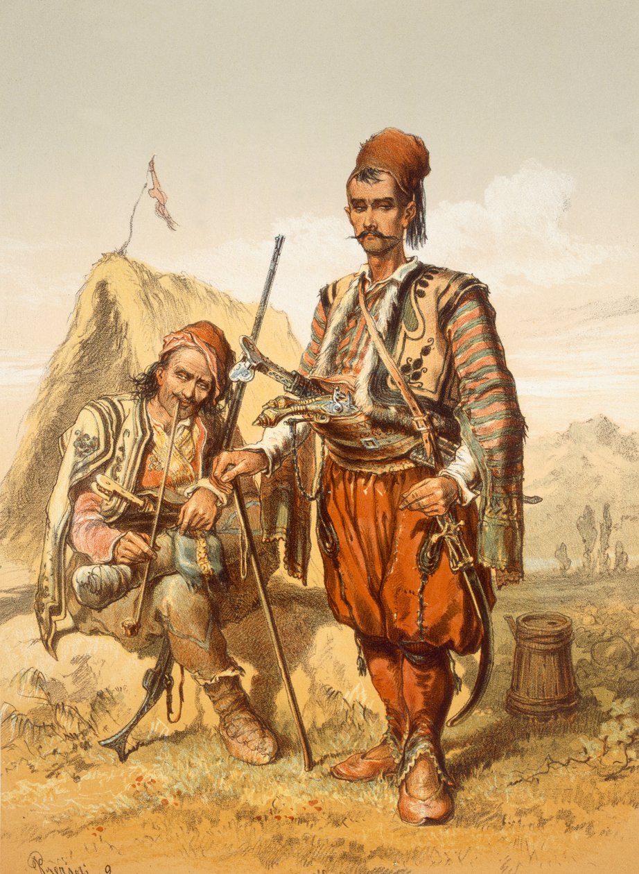 kroatiske garder, 1865 af Amadeo Preziosi