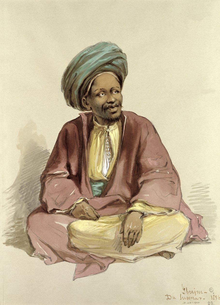 Ibrahim - fra Sunnar, 1856 af Amadeo Preziosi
