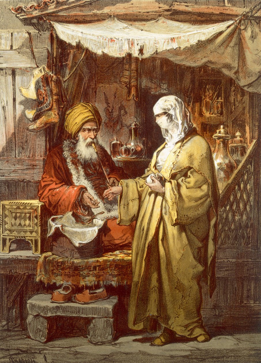 Apotek eller Apotek, 1865 af Amadeo Preziosi