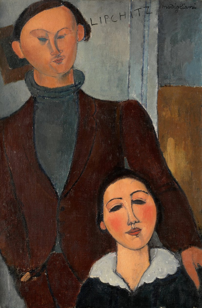 Jacques og Berthe Lipchitz, 1916. af Amedeo Modigliani