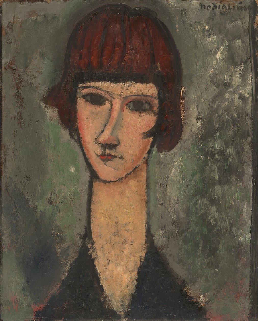 Portræt af en kvinde, ca. 191719. af Amedeo Modigliani
