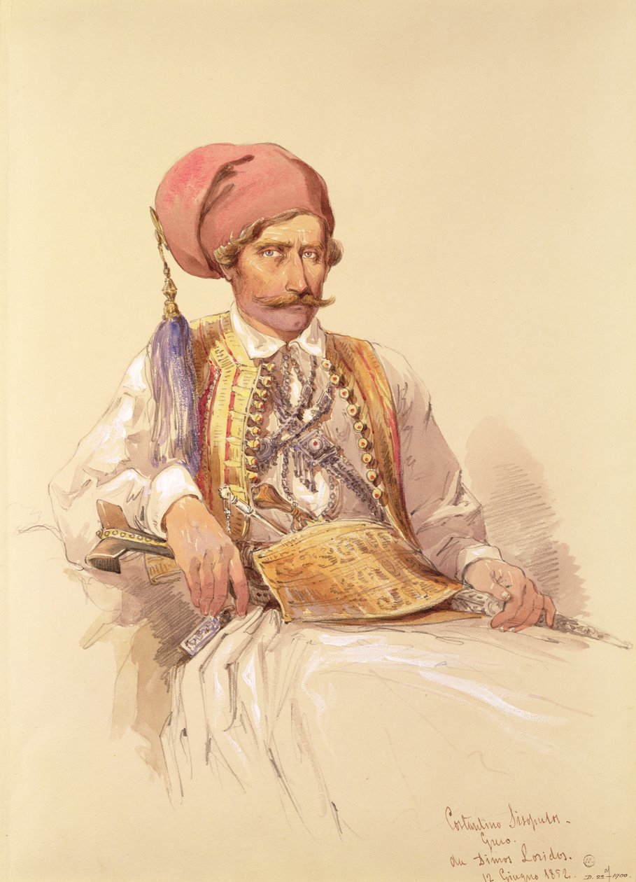 Constantinos Sisopulos, 1852 af Amadeo Preziosi