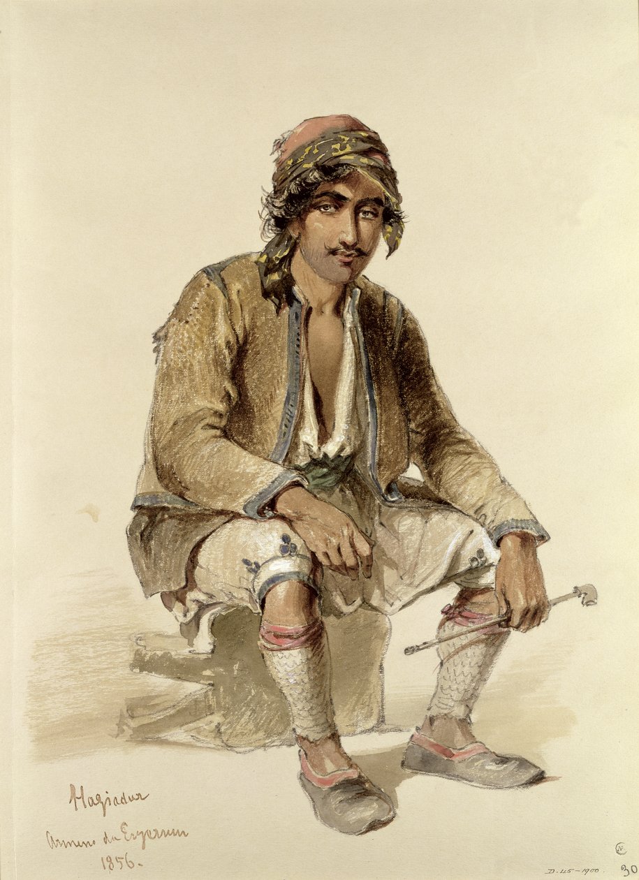 Hagiadur - fra Erzerum, 1856 af Amadeo Preziosi