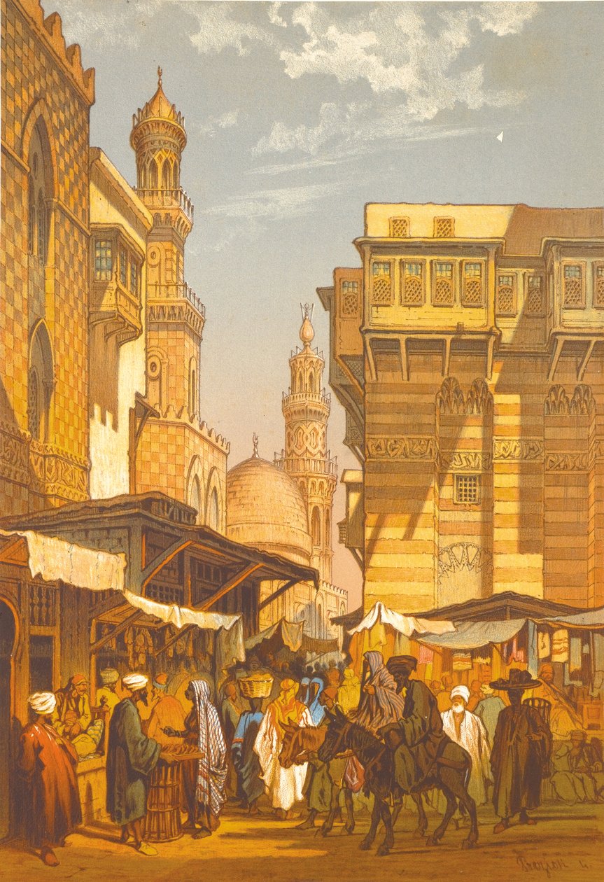 Souvenir fra Kairo, 1862 af Amadeo Preziosi