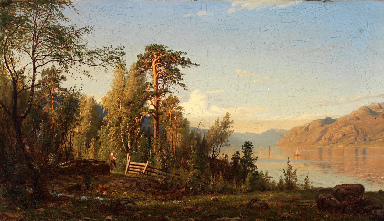 Fjordparti af Amaldus Nielsen