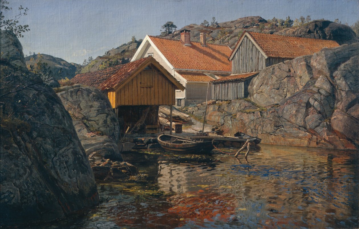 Mellem klipper, Mol, Nye-Hellesund af Amaldus Nielsen