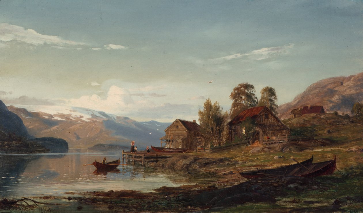 Ved fjorden af Amaldus Nielsen
