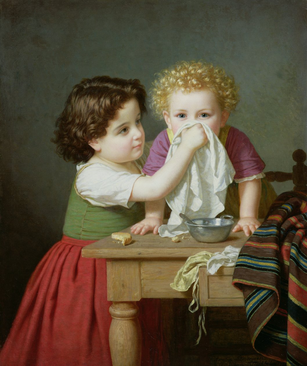 Moderligt instinkt, 1872 af Amalia Lindegren