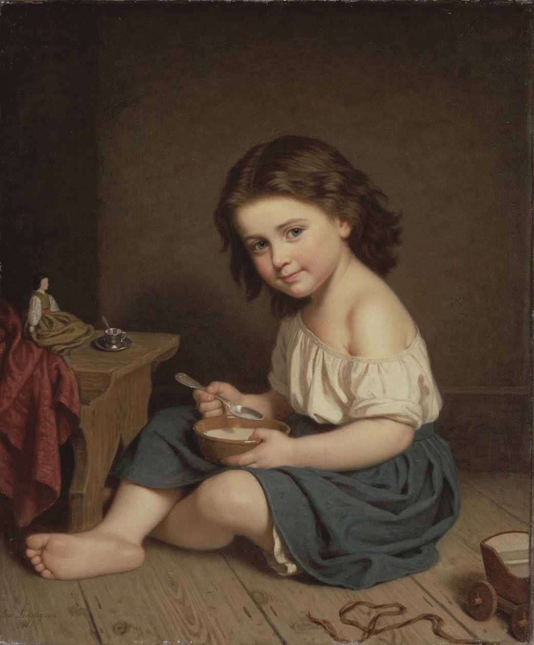 Morgenmad, 1866 af Amalia Lindegren