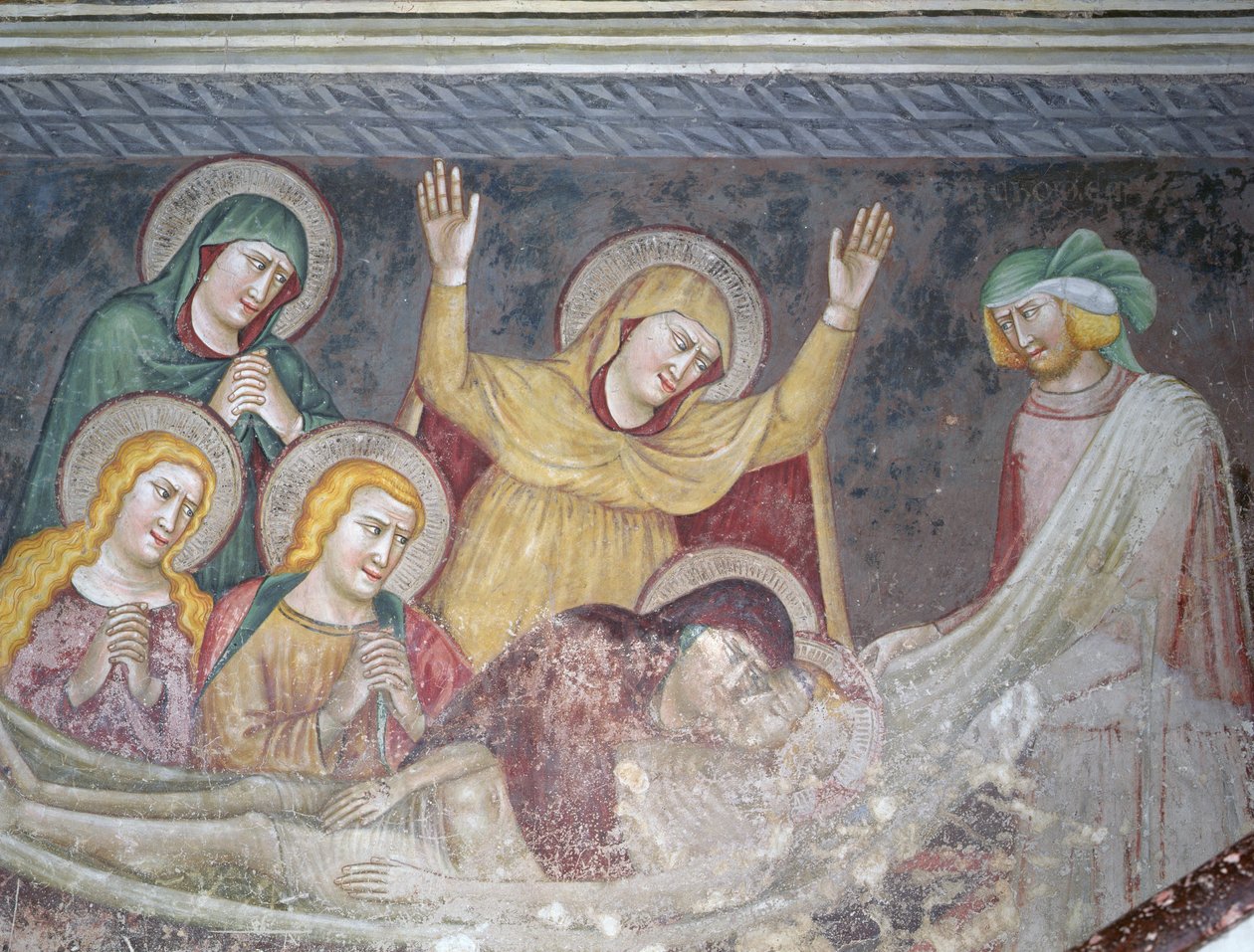 Kristi begravelse af Ambrogio Bondone Giotto