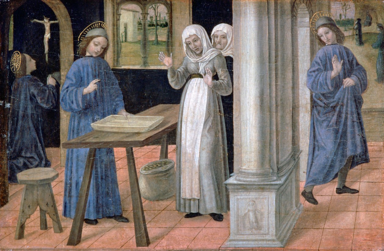 Sankt Benedikt, c1480-1523 af Ambrogio Bergognone