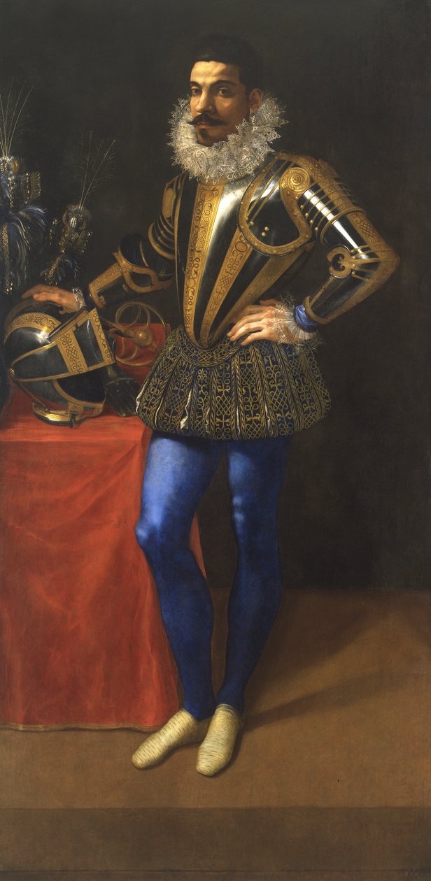 Portræt af Lucio Foppa, ca. 1590 (olie på panel) af Ambrogio Giovanni Figino