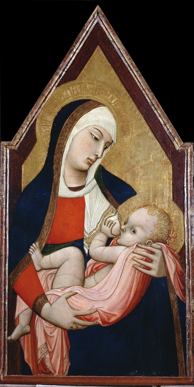 Madonna af mælken, mellem 1325 og 1348 af Ambrogio Lorenzetti