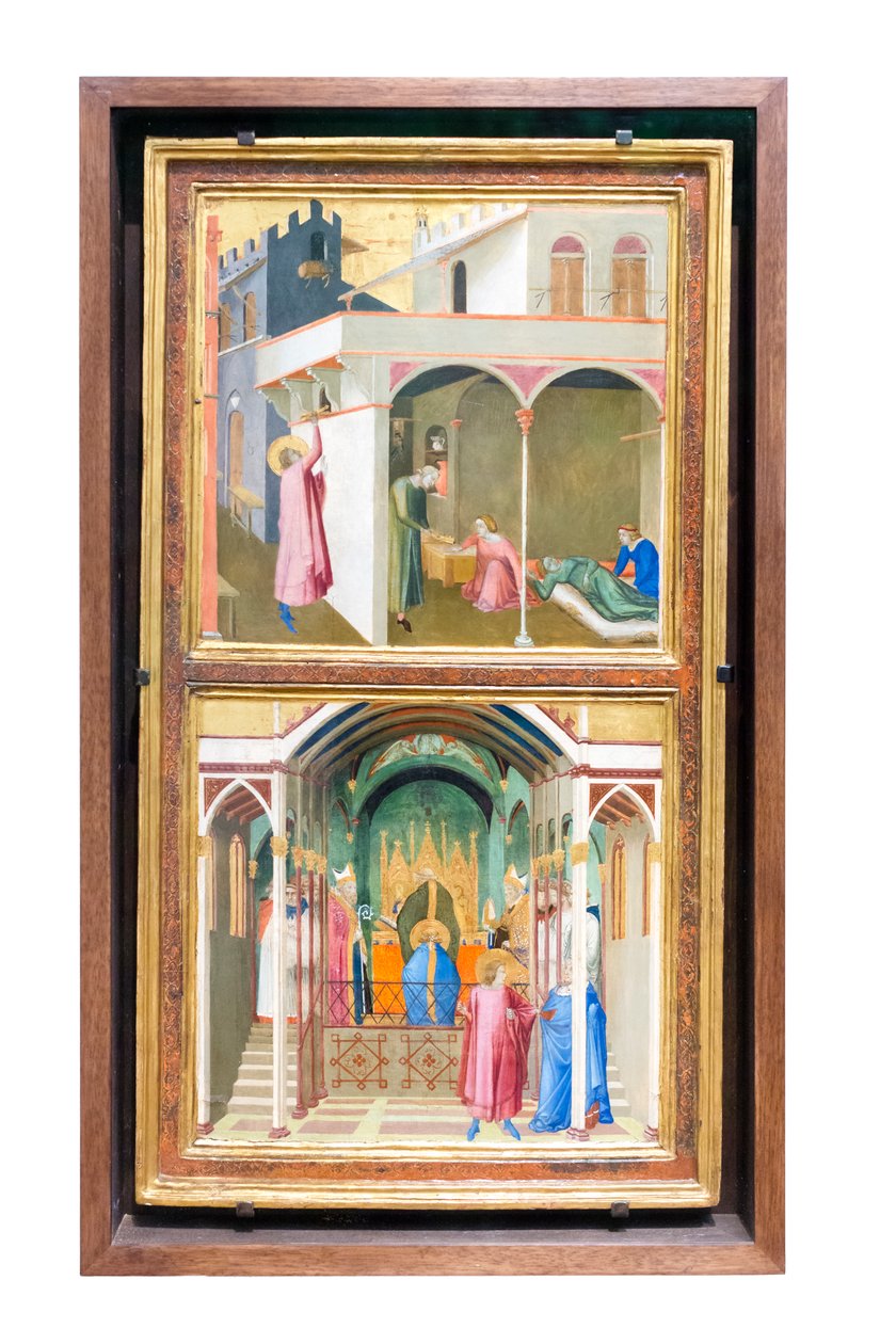 Historier om Sankt Nikolaus liv af Ambrogio Lorenzetti
