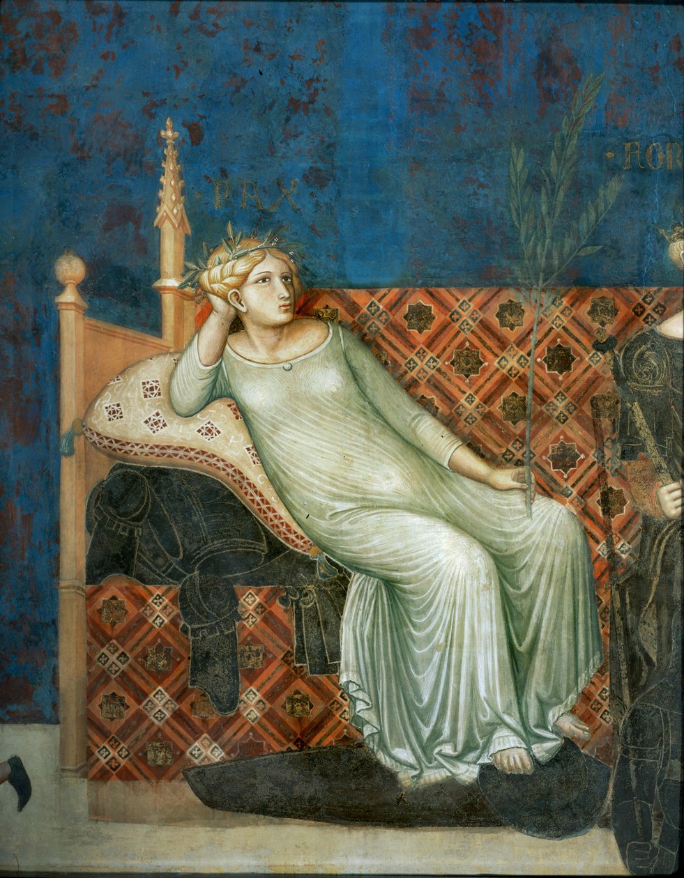 Allegorien om god regeringsførelse ... (vægmaleri) af Ambrogio Lorenzetti