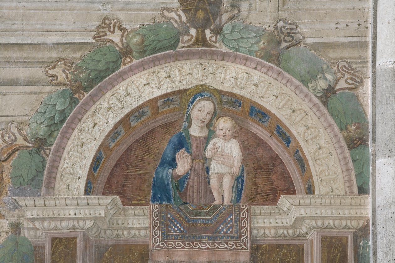 Madonna of the carpet (Madonna of the carpet) af Ambrogio da Fossano (c.1460 1523)