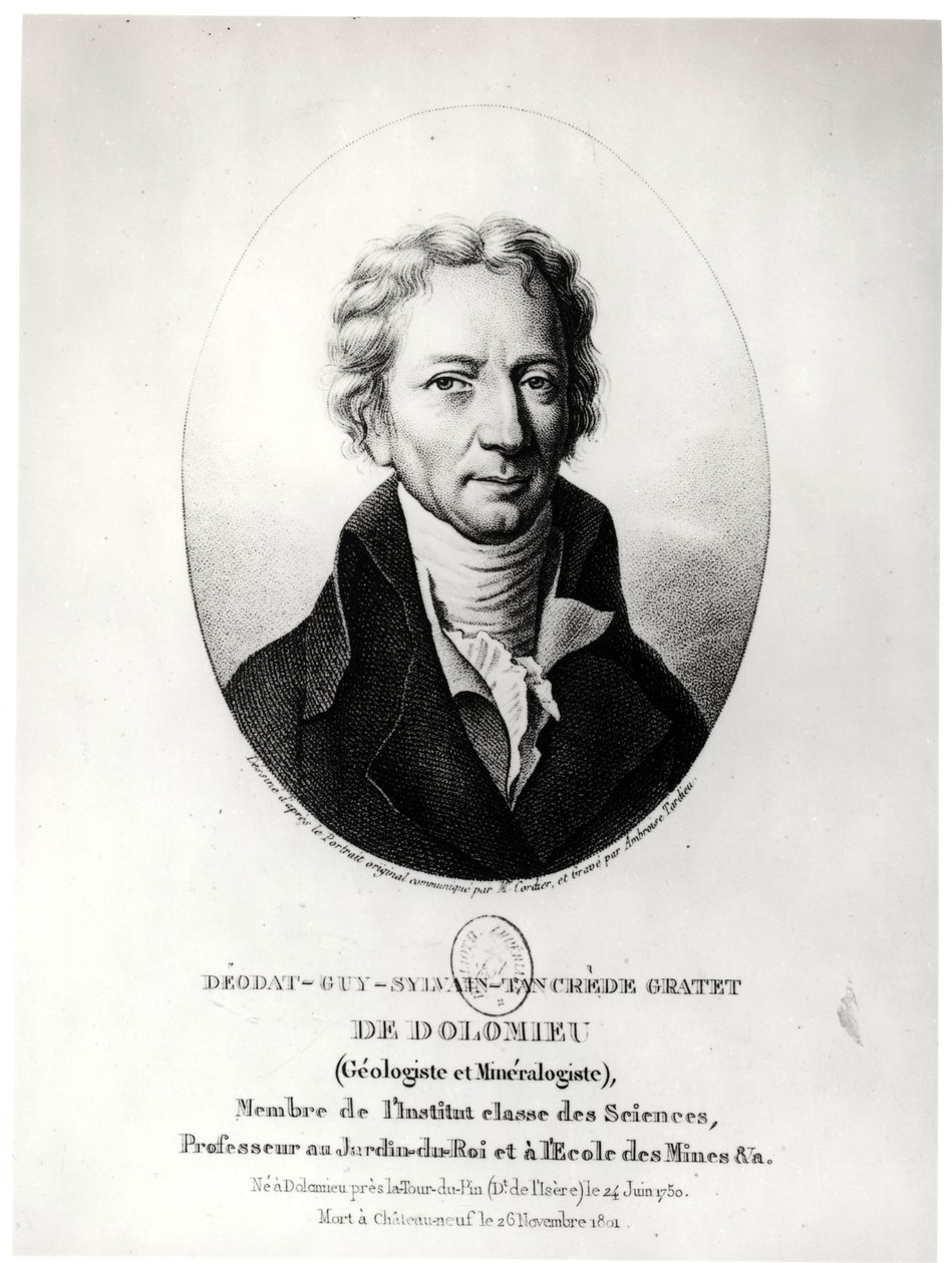 Dieudonne Dolomieu (1750-1801) af Ambroise Tardieu