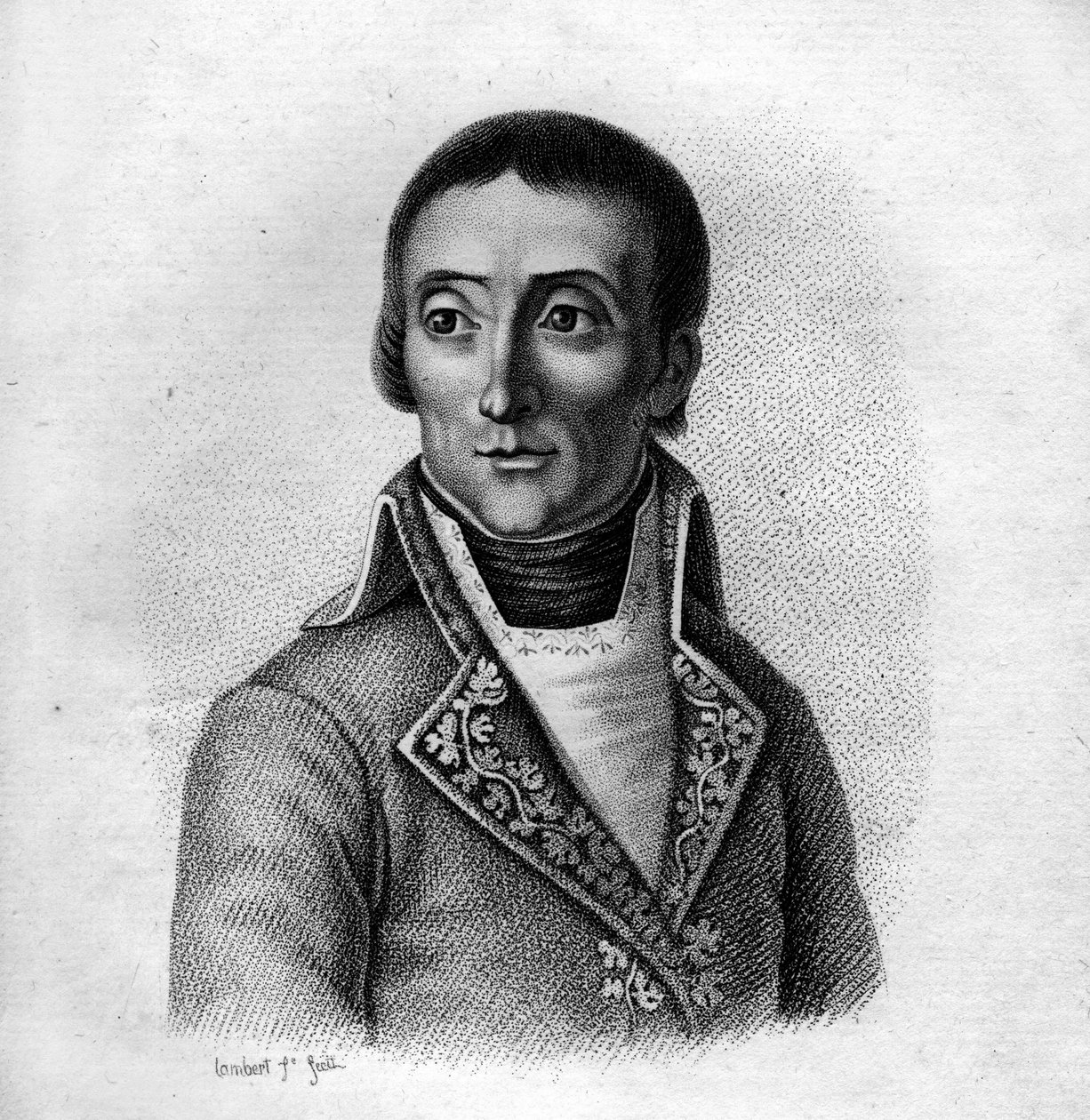 Admiral Eustache Bruix (1759-1805) - i” Portrætter af de franske generaler efter franskmændenes sejre og erobringer”” Indgraveret af Ambroise Tardieu i 1818. Stella Collection. af Ambroise Tardieu