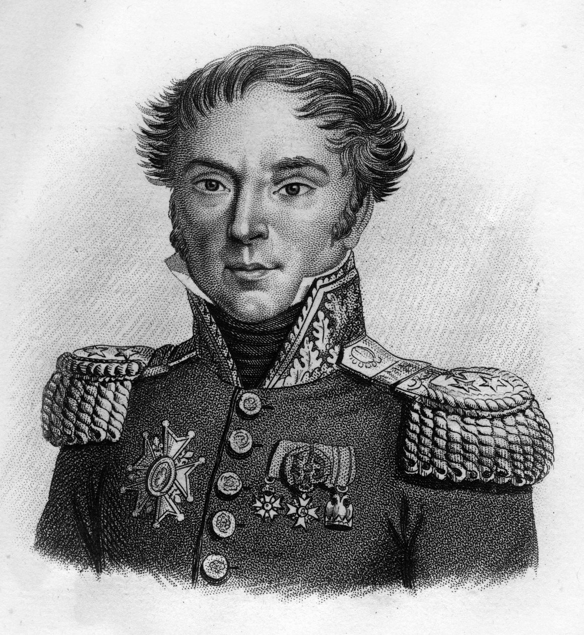 Jacques Laurent Gilly (1769-1829) - i "Portrætter af de franske generaler efter franskmændenes sejre og erobringer"". Graveret af Ambroise Tardieu i 1818. Stella Collection. af Ambroise Tardieu