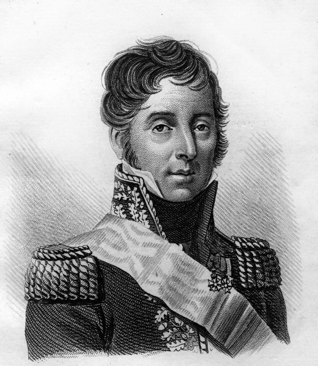 Jean Antoine Verdier (1775-1850) - i" Portrætter af de franske generaler efter franskmændenes sejre og erobringer". Graveret af Ambroise Tardieu i 1818. Stella Collection. af Ambroise Tardieu