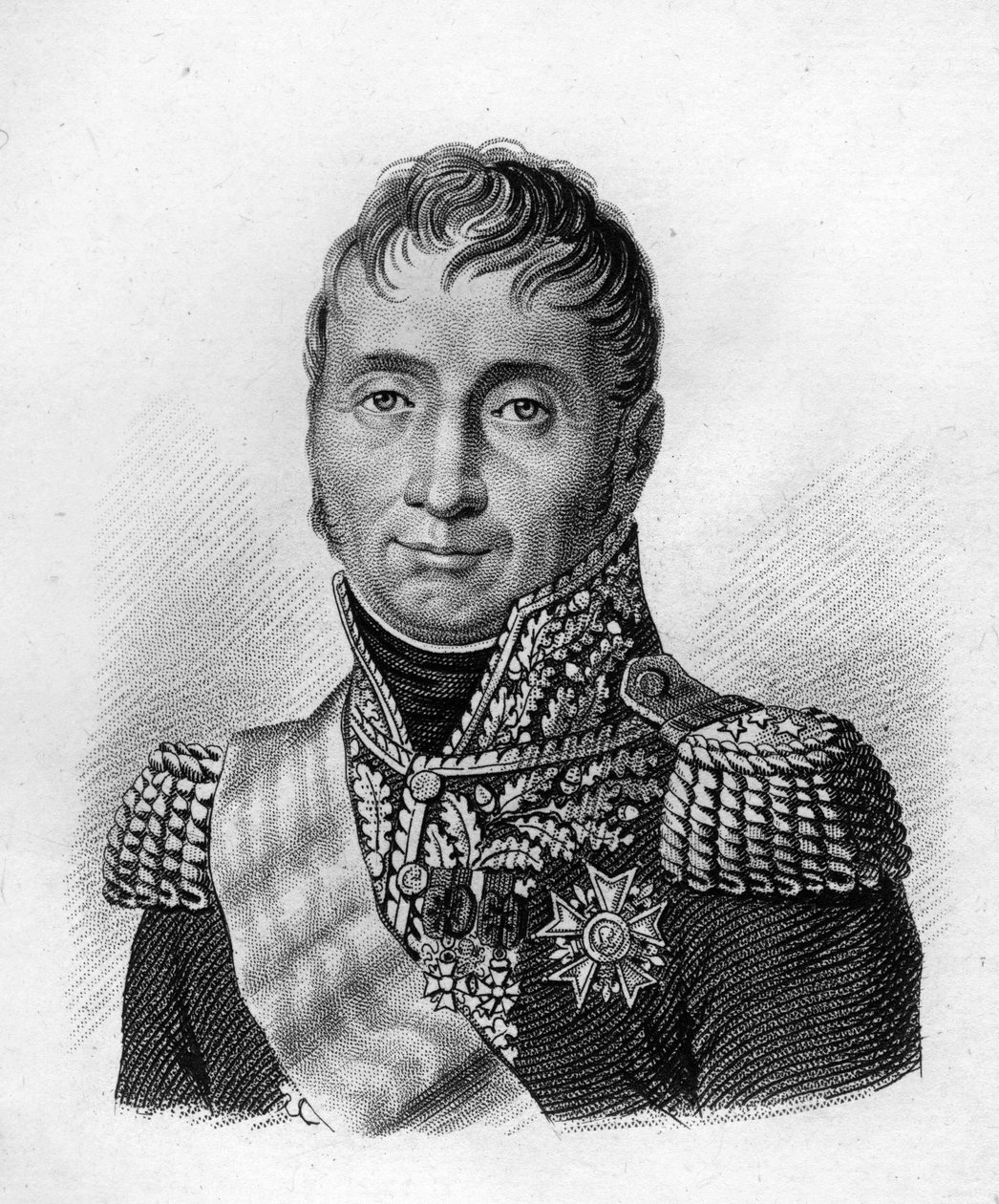 Jean Dominique COMPANS (1769-1845) - i "" Portrætter af de franske generaler efter franskmændenes sejre og erobringer"". Graveret af Ambroise Tardieu i 1818. Stella Collection. af Ambroise Tardieu