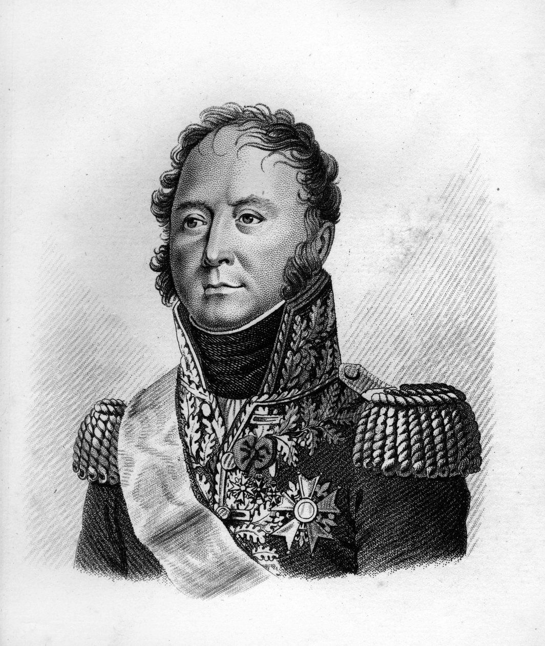 General Augustin Daniel BELLIARD (1769-1832) - i "Portrætter af de franske generaler efter franskmændenes sejre og kampe"". Graveret af Ambroise Tardieu i 1818. Stella Collection. af Ambroise Tardieu