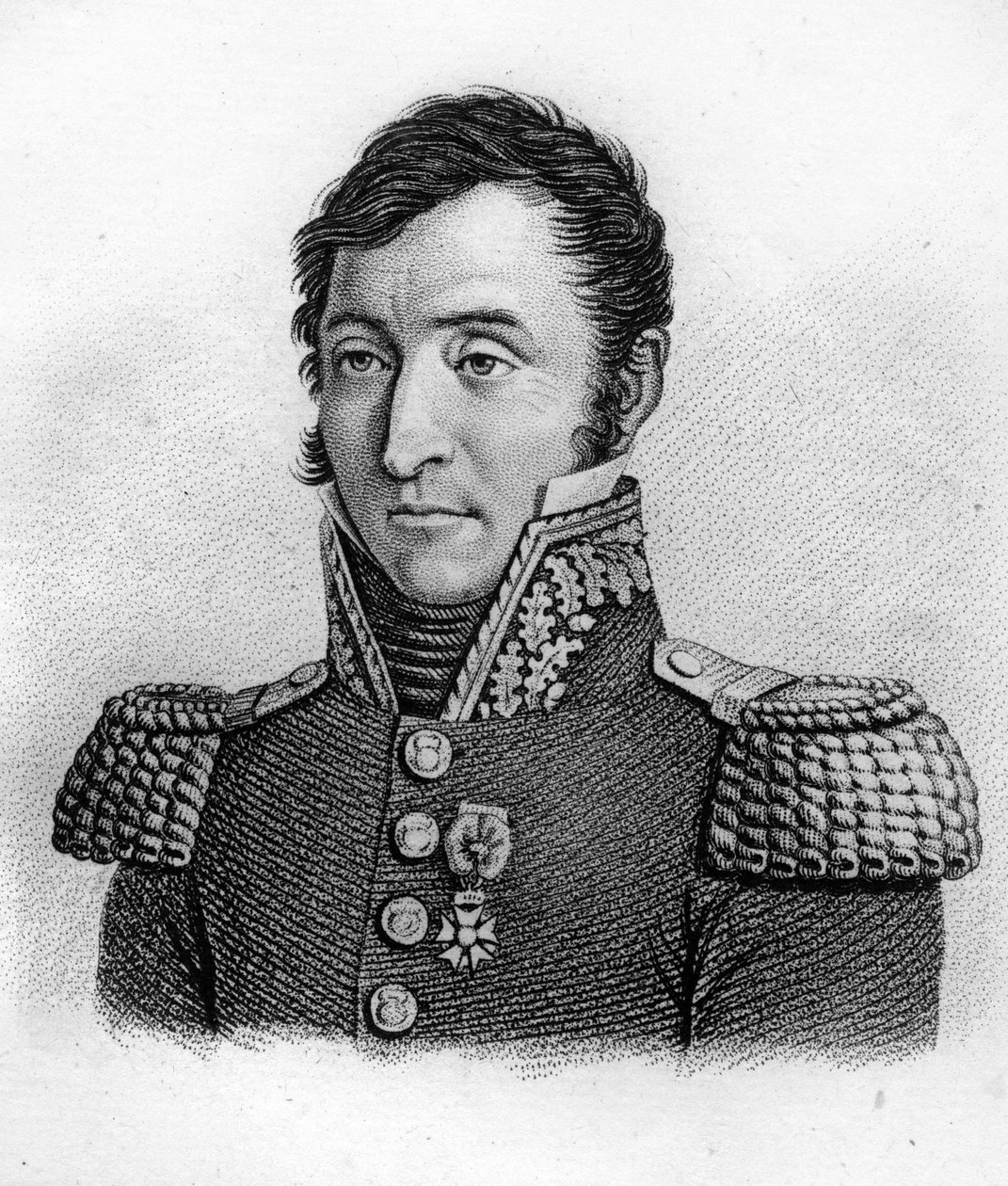 General Jean Joseph TARAYRE (1770-1855) - i "Portrætter af franske generaler efter franskmændenes sejre og erobringer"". Graveret af Ambroise Tardieu i 1818. Stella Collection. af Ambroise Tardieu
