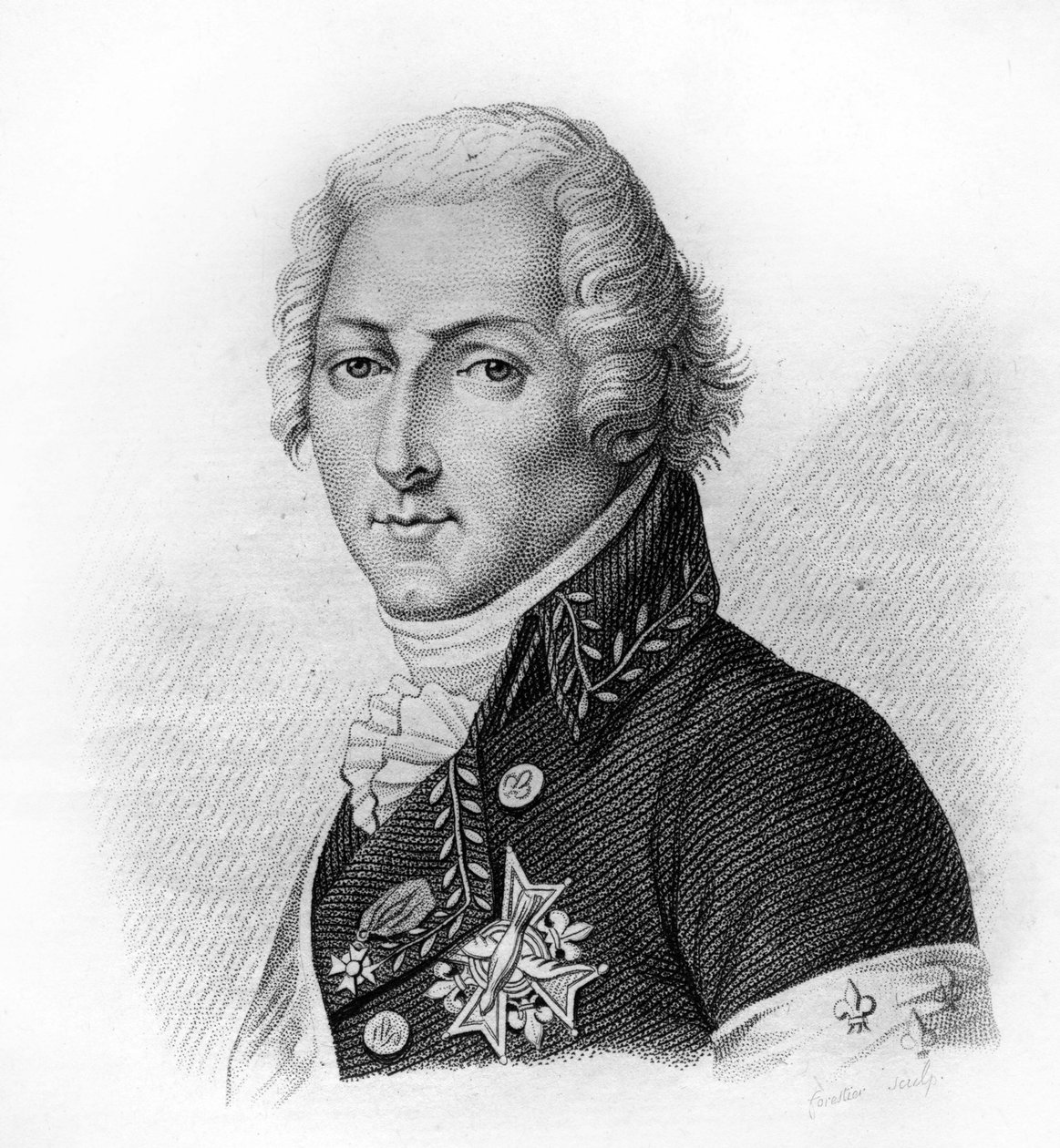 Louis Antoine Henri de Bourbon, hertug af Enghien Prins af huset Bourbon (1772 til 1804) - i "Portrætter af franske generaler efter franskmændenes sejre og erobringer"". Graveret af Ambroise Tardieu i 1818. Stella Collection. af Ambroise Tardieu