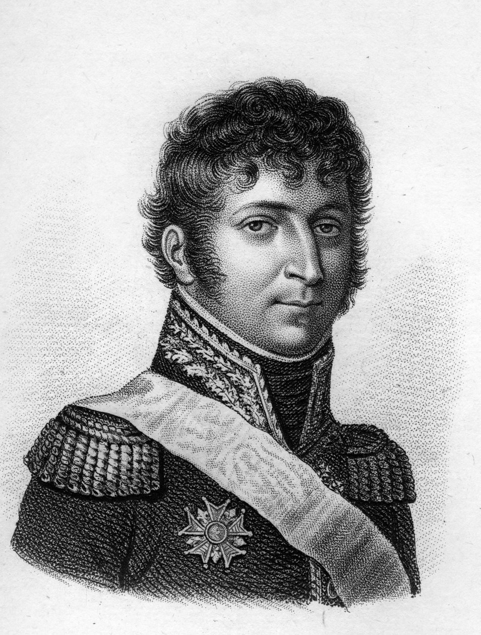 Olivier Macoux RIVAUD de la RAFFINIERE (1766 1839) - i” Portrætter af de franske generaler efter franskmændenes sejre og erobringer””. Graveret af Ambroise Tardieu i 1818. Stella Collection. af Ambroise Tardieu